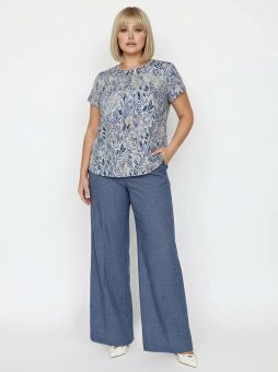 Брюки женские классические синие